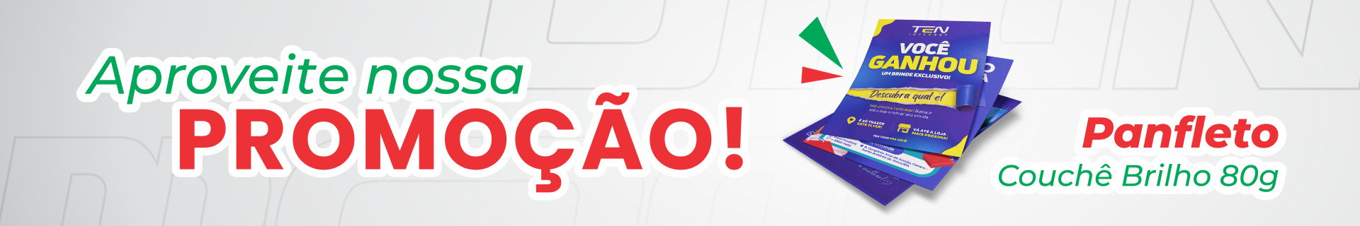 Banner Promoção Panfleto