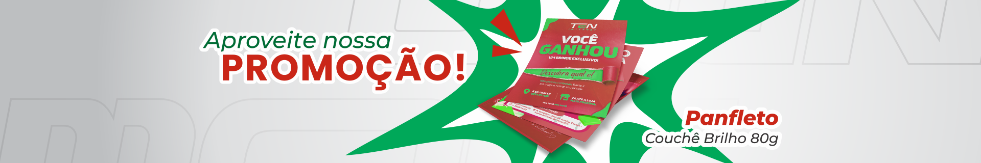 Banner Promoção Panfleto