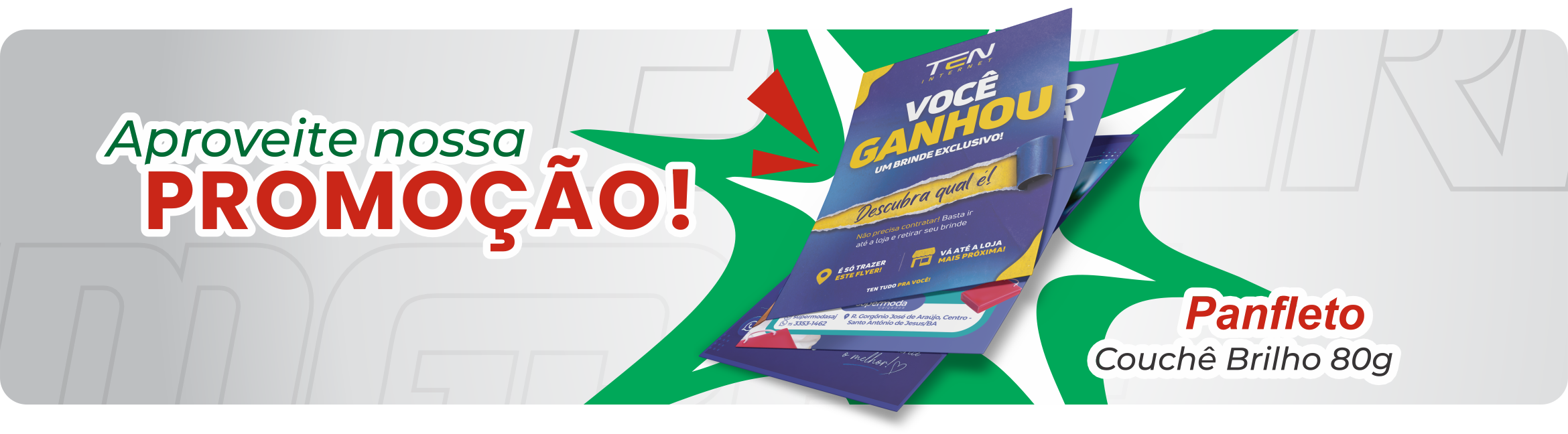 Banner Promoção Panfleto