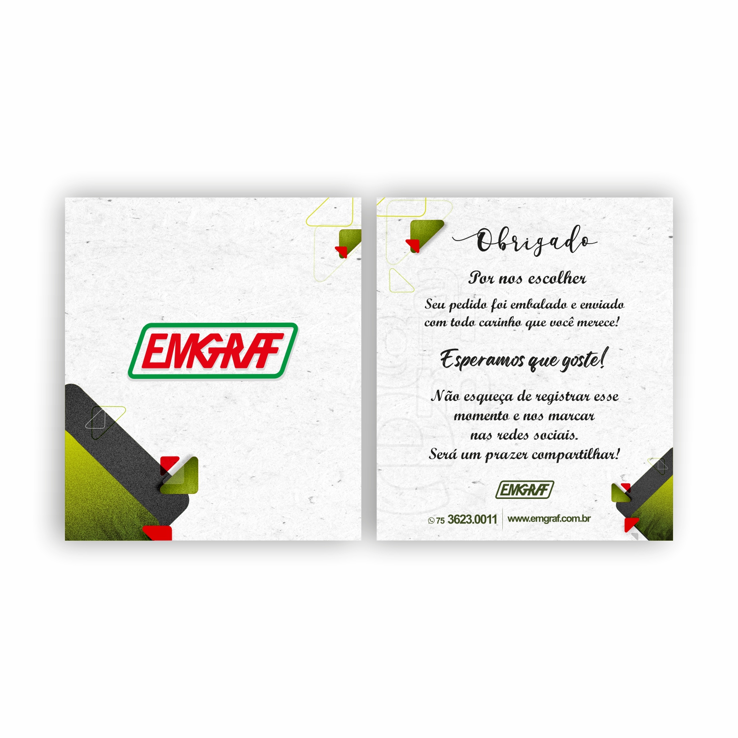 Cartão Duplo